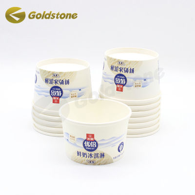 Glosy Lamination Ice Cream Containers Przepuszczalnie odporne na wycieki