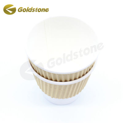 Połączenie izolacji Kraft Ripple Paper Cups i izolacji na gorące i zimne napoje