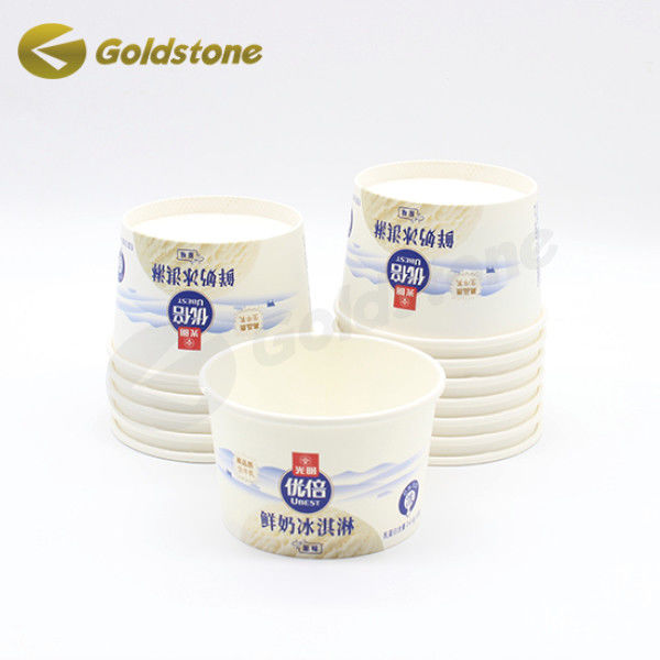 Glosy Lamination Ice Cream Containers Przepuszczalnie odporne na wycieki 0